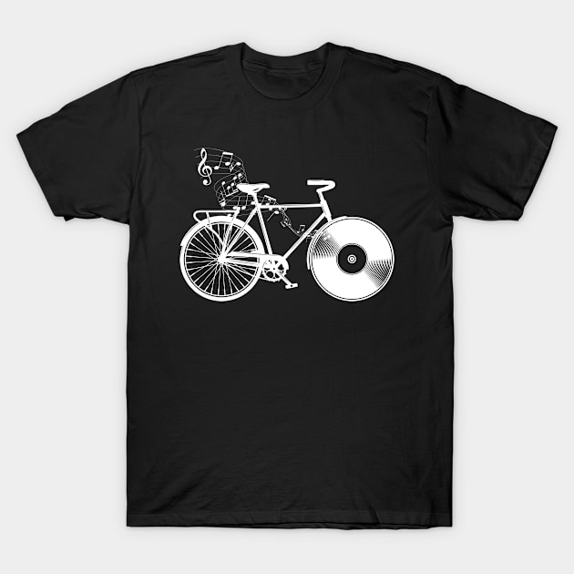 Musician Lover Melody Biker Bike T-Shirt by ShirtsShirtsndmoreShirts